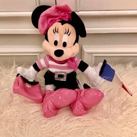 Disney Other - France Minnie Mouse Bean Bag Disney Theme Park